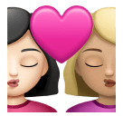 Поцелуй: женщина женщина очень светлый тон кожи светлый тон кожи для Huawei HarmonyOS 4.0