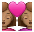 Baiser: Femme, Femme, Peau Moyenne
