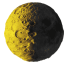 Луна в последней четверти для Huawei HarmonyOS 4.0