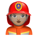 Мужчина-пожарный: светлый тон кожи для Huawei HarmonyOS 4.0