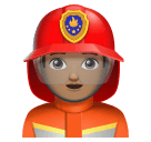 Мужчина-пожарный: средний тон кожи для Huawei HarmonyOS 4.0