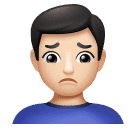 Нахмурившийся мужчина: очень светлый тон кожи для Huawei HarmonyOS 4.0