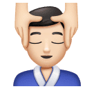 Чоловікові масажують обличчя: дуже світлий тон шкіри для Huawei HarmonyOS 4.0