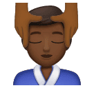 Чоловікові масажують обличчя: темний тон шкіри для Huawei HarmonyOS 4.0