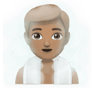 Чоловік у лазні: середній тон шкіри для Huawei HarmonyOS 4.0