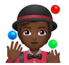 Мужчина-жонглер: темный тон кожи для Huawei HarmonyOS 4.0