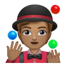 Мужчина-жонглер: средний тон кожи для Huawei HarmonyOS 4.0