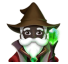 Мужчина-маг: очень темный тон кожи для Huawei HarmonyOS 4.0