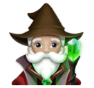 Мужчина-маг: светлый тон кожи для Huawei HarmonyOS 4.0