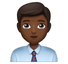 Офисный работник - мужчина: темный тон кожи для Huawei HarmonyOS 4.0