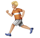 Мужчина бежит: светлый тон кожи для Huawei HarmonyOS 4.0