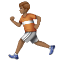 Мужчина бежит: средний тон кожи для Huawei HarmonyOS 4.0