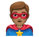 Мужчина-супергерой: средний тон кожи для Huawei HarmonyOS 4.0