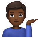 Мужчина тянет руку: темный тон кожи для Huawei HarmonyOS 4.0