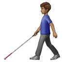 Мужчина с тростью для ходьбы: средний тон кожи для Huawei HarmonyOS 4.0