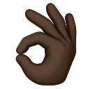 Жест «все хорошо»: очень темный тон кожи для Huawei HarmonyOS 4.0