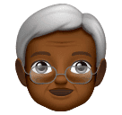 Літня людина: темний тон шкіри для Huawei HarmonyOS 4.0