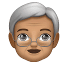 Пожилой человек: средний тон кожи для Huawei HarmonyOS 4.0