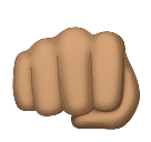 Кулак: середній тон шкіри для Huawei HarmonyOS 4.0