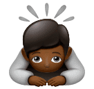 Человек кланяется: темный тон кожи для Huawei HarmonyOS 4.0