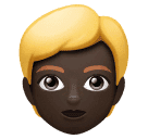 Человек со светлыми волосами: очень темный тон кожи для Huawei HarmonyOS 4.0