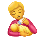 Personne Nourrissant Un Bébé