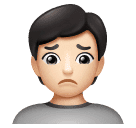 Нахмурившийся человек: очень светлый тон кожи для Huawei HarmonyOS 4.0