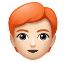 Personne: Peau Claire, Cheveux Roux