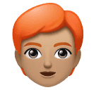Personne: Peau Moyennement Claire, Cheveux Roux