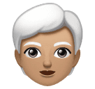Personne: Peau Moyennement Claire, Cheveux Blancs