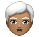 Personne: Peau Moyenne, Cheveux Blancs