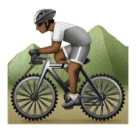 Человек на горном велосипеде: темный тон кожи для Huawei HarmonyOS 4.0
