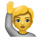 Людина з піднятою рукою для Huawei HarmonyOS 4.0