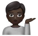 Людина тягне руку: дуже темний тон шкіри для Huawei HarmonyOS 4.0