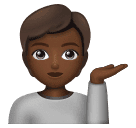 Людина тягне руку: темний тон шкіри для Huawei HarmonyOS 4.0