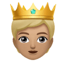 Personne Avec Couronne: Peau Moyennement Claire