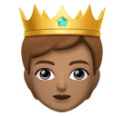 Personne Avec Couronne: Peau Moyenne