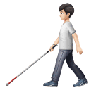 Людина з білою тростиною: дуже світлий тон шкіри для Huawei HarmonyOS 4.0