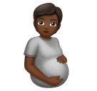 Personne Enceinte: Peau Moyennement Foncée