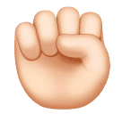 Поднятый кулак: очень светлый тон кожи для Huawei HarmonyOS 4.0