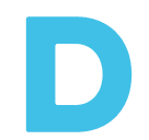 Региональный индикатор Символ Буква D для Huawei HarmonyOS 4.0