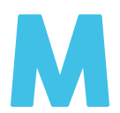 Регіональний індикатор Символ Буква М для Huawei HarmonyOS 4.0