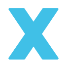 Регіональний індикатор Символ Буква X для Huawei HarmonyOS 4.0