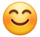 Visage Souriant Avec Yeux Rieurs