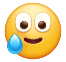 Улыбающееся лицо со слезой для Huawei HarmonyOS 4.0