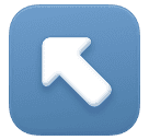 Стрелка влево-вверх для Huawei HarmonyOS 4.0