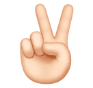 Жест V: очень светлый тон кожи для Huawei HarmonyOS 4.0