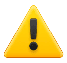 Знак предупреждения для Huawei HarmonyOS 4.0