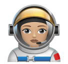Женщина-космонавт: светлый тон кожи для Huawei HarmonyOS 4.0