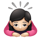 Женщина кланяется: очень светлый тон кожи для Huawei HarmonyOS 4.0